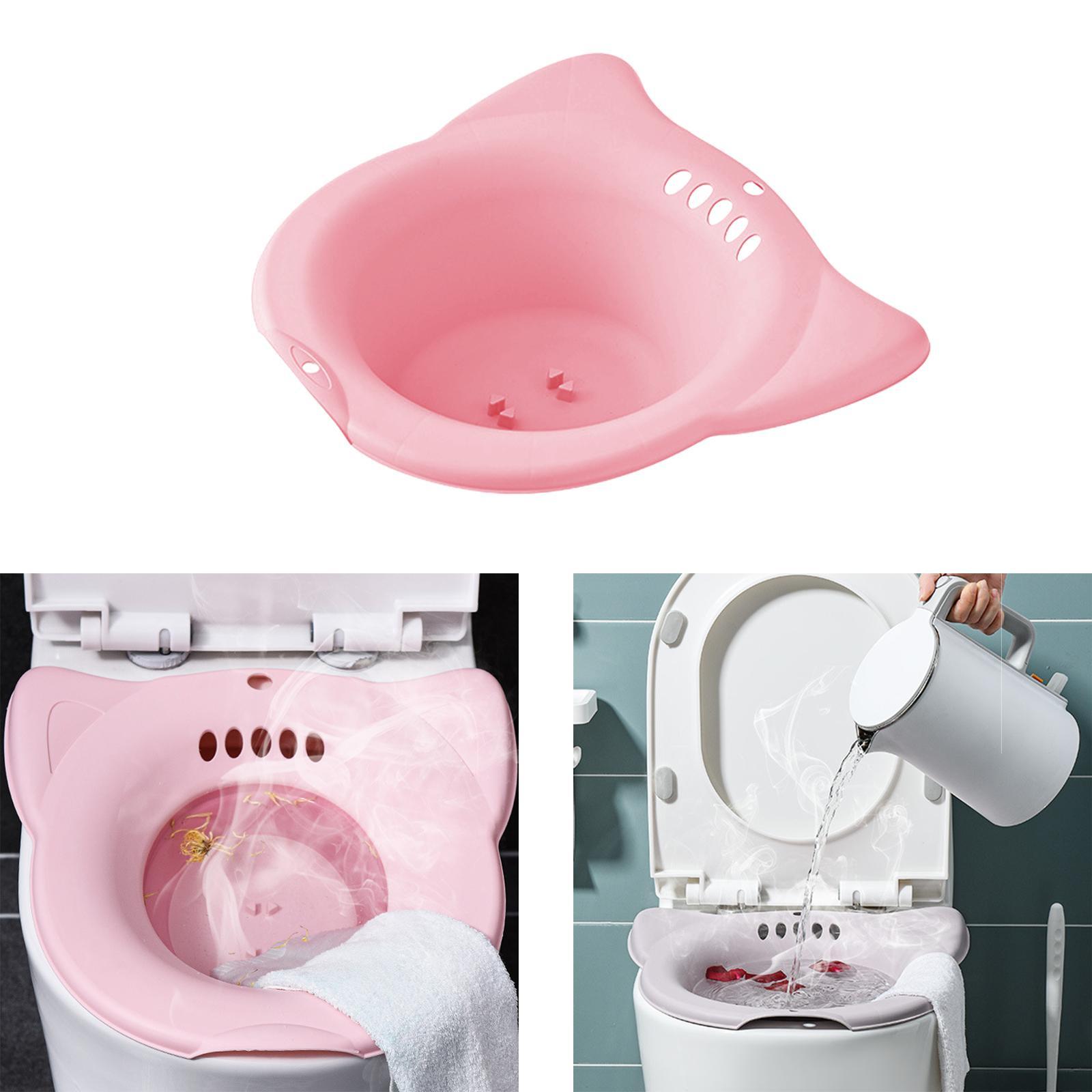 Sitz Bath Toilet Seat Commode Chair for Vaginal Steaming Seat Bath Patients