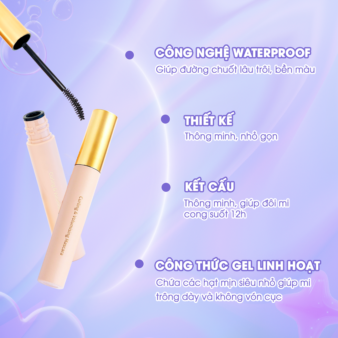 Mascara myKella kháng nước lâu trôi