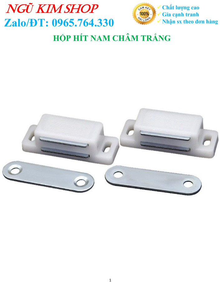 HỘP HÍT NAM CHÂM TRẮNG NHỎ _ LỚN