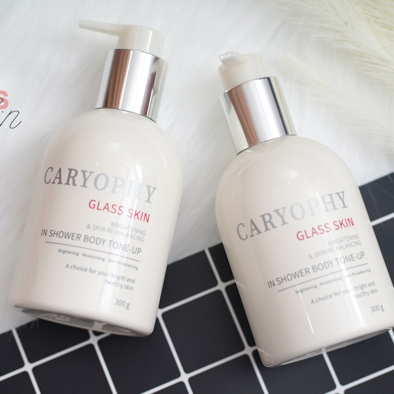 Sữa Tắm Nâng Tông Da Trắng Mịn Caryophy Glass Skin In Shower Body Tone-Up Cream