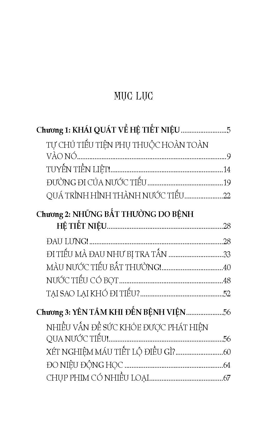 Y học thường thức: Những Biểu Hiện Và Điêu Trị Hệ Tiết Niệu