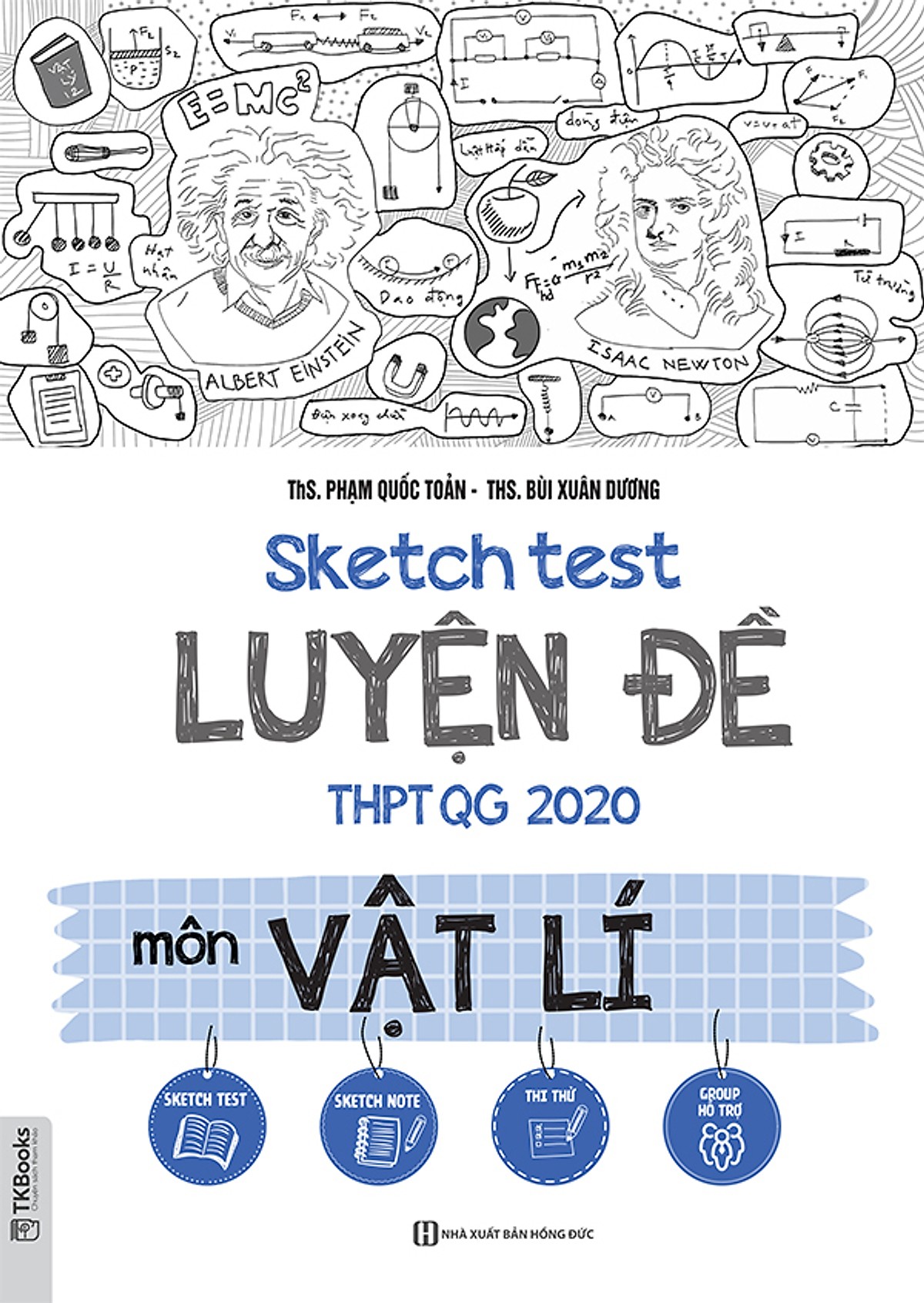 Combo Sketch Test Luyện Đề THPT QG 2020 khối A: Toán, Vật Lý, Hóa kèm đề thi thử cập nhật mới nhất