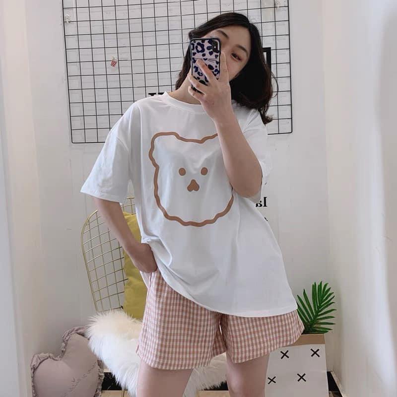 Set bộ đồ hình gấugấu cute