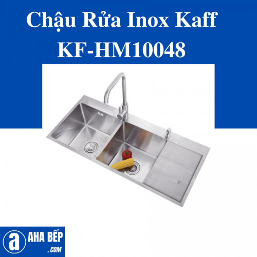 CHẬU RỬA INOX KAFF KF-HM10048. Hàng Chính Hãng