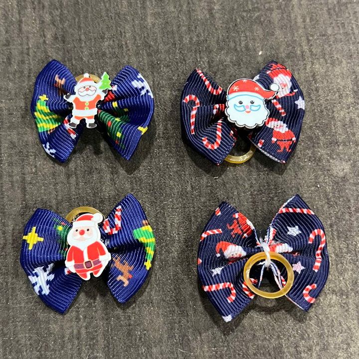 NƠ KẸP TÓC CÀI TÓC BUỘC TÓC GIÁNG SINH NOEL DỄ THƯƠNG MÃ 19 XINH XẮN CHO THÚ CƯNG CHÓ MÈO