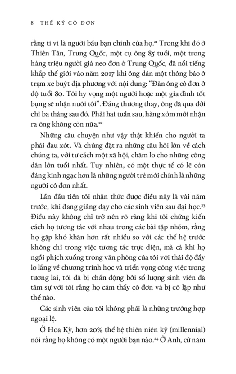 Thế Kỷ Cô Đơn - Xích Lại Gần Nhau Trong Một Thế Giới Ngày Càng Xa Cách_TRE