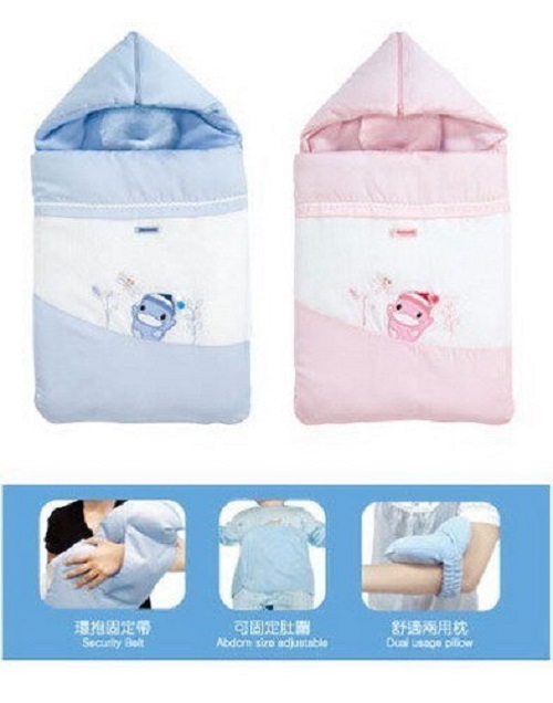 TÚI NGỦ CHO BÉ TỪ SƠ SINH KUKU - KU2038 ( MÀU HỒNG )