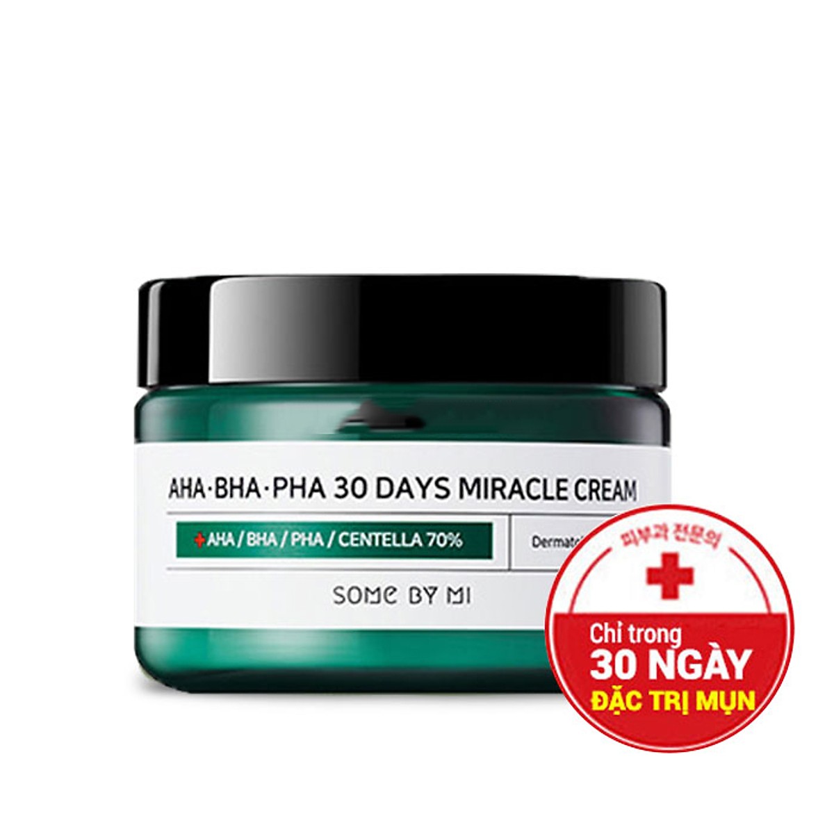 Kem Dưỡng Da Ngăn Ngừa Mụn Some By Mi AHA-BHA-PHA 30 Days Miracle Cream 50ml + Tặng Kem 1 Băng Đô Tai Mèo Xinh Xắn ( Màu Ngẫu Nhiên)