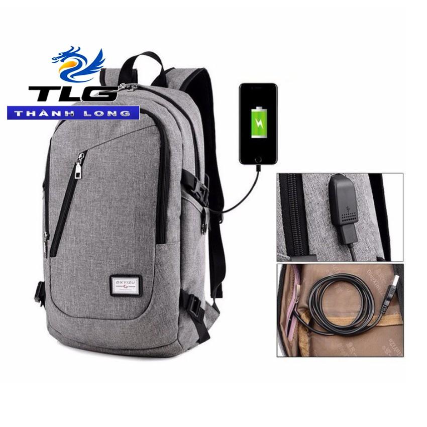 Balo thời trang kèm cổng sạc USB Đồ Da Thành Long TLG 208199