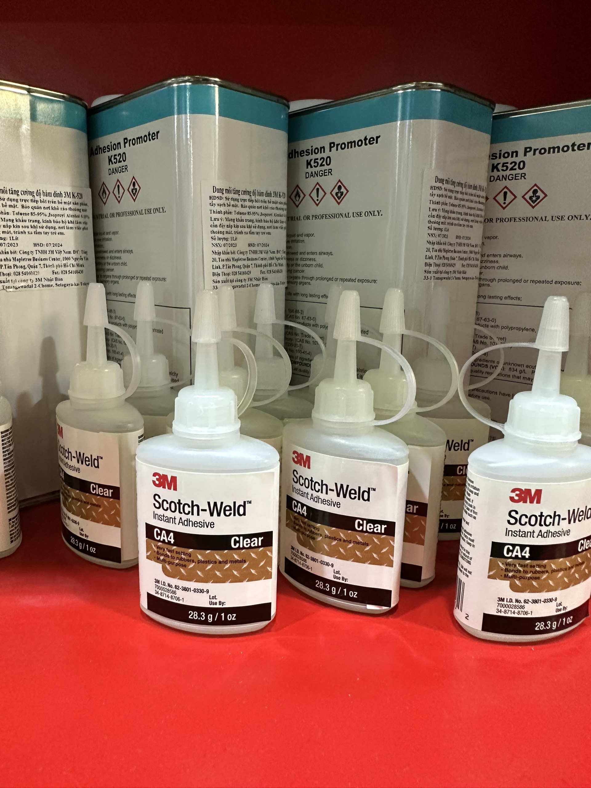 KEO DÁN NHANH 3M CA4 SCOTCH-WELD INSTANT ADHESIVE   MÀU TRONG, CHAI 28,3G