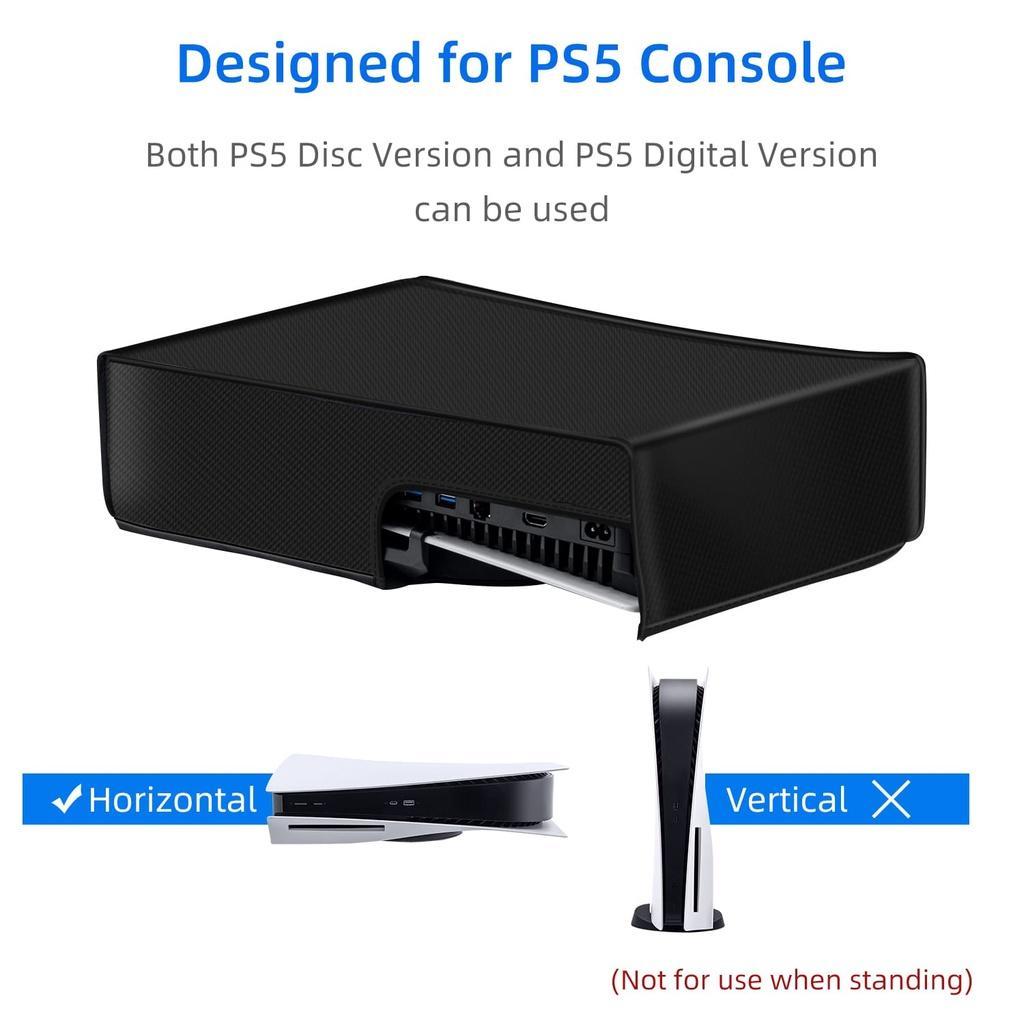 Vỏ Bọc Chống Bụi Cho Máy Chơi Game PS5 Màu Đen