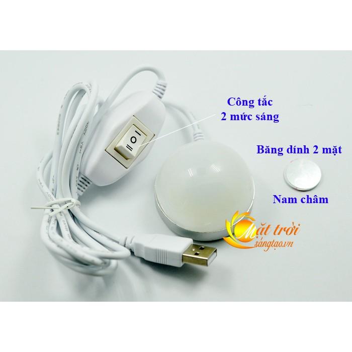Đèn học siêu mini 5W cắm USB có công tắc