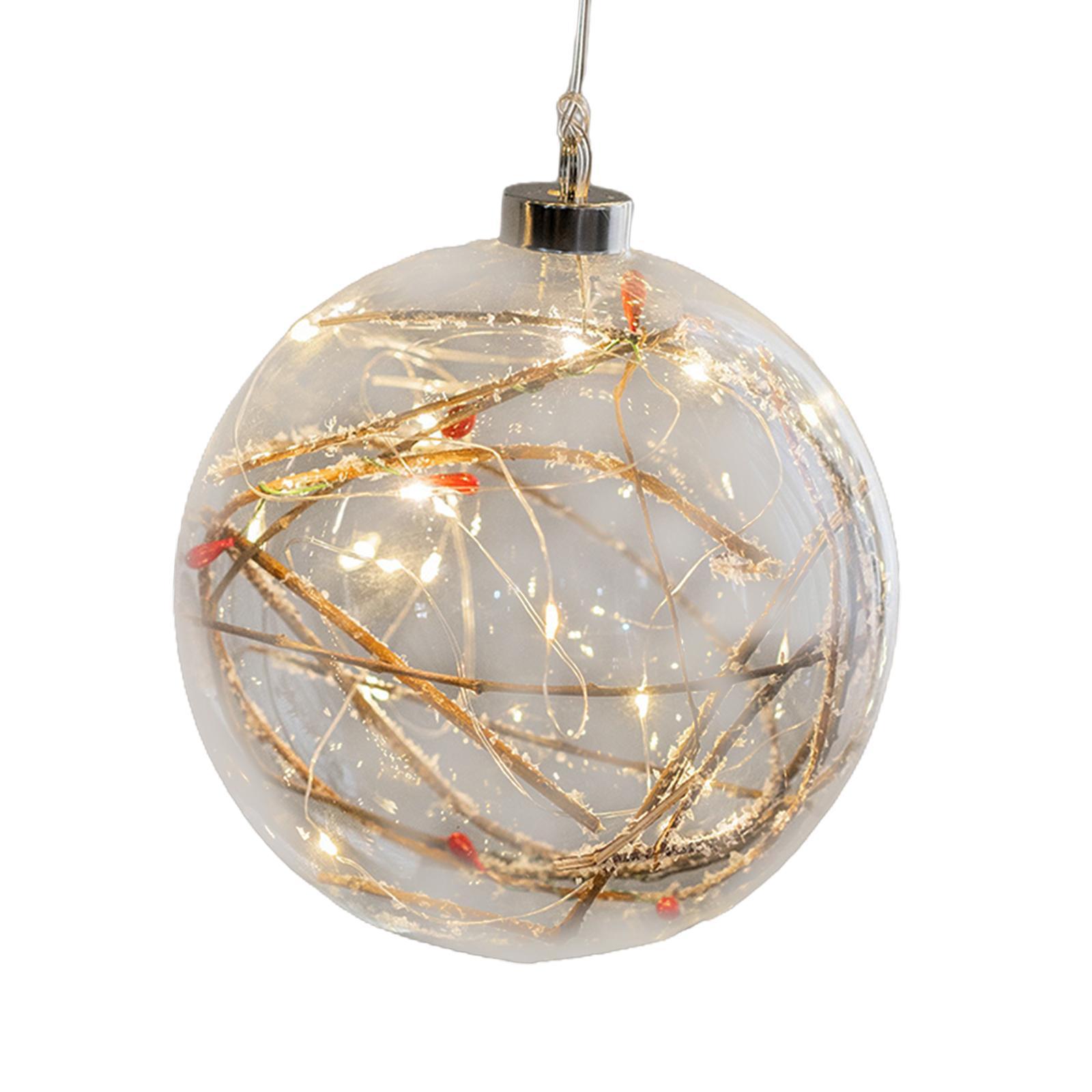 Christmas Window Hanging Decoration Easily Install Xmas Ornament Decorative Lighting for Lawn, Backyard