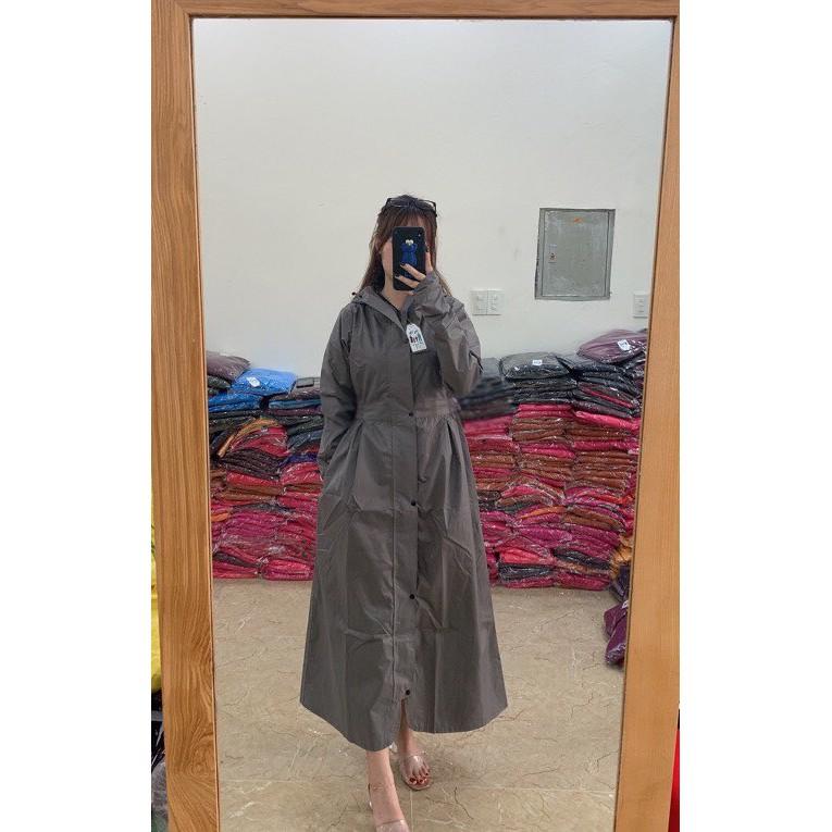 Bộ áo mưa măng tô 2 lớp chống thấm chống gió lạnh mưa phùn thời trang nam nữ cao cấp - ao mua mangto