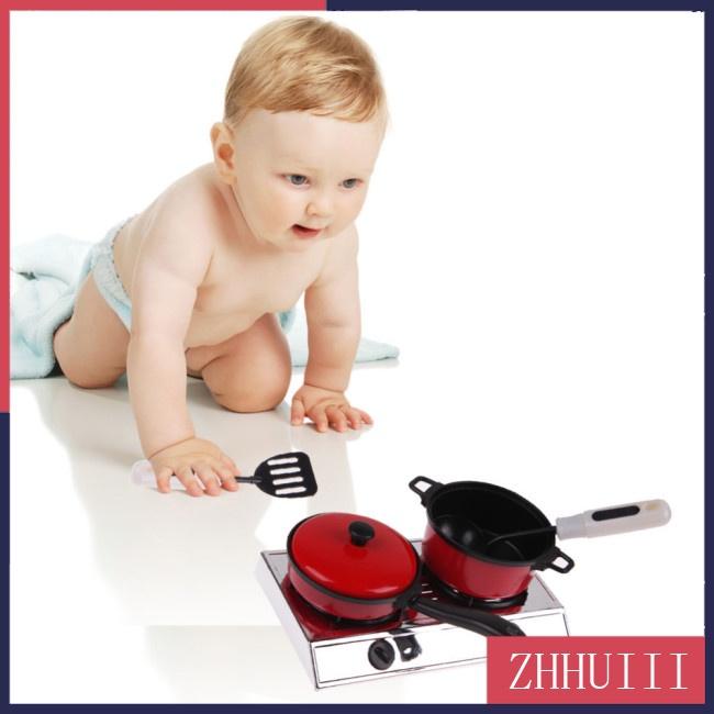 JT 13pcs/set Pots Pans Kitchen Cookware Shape Model Toy For Children Simulation Kitchen  Utensils