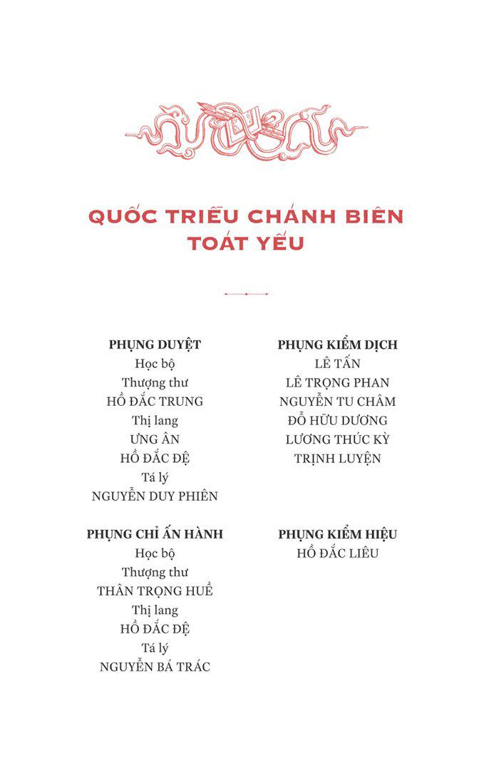 Quốc Triều Chánh Biên