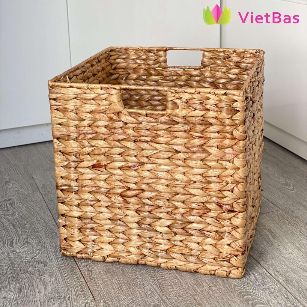Giỏ đựng đồ decor VIETBAS vuông LBK_034