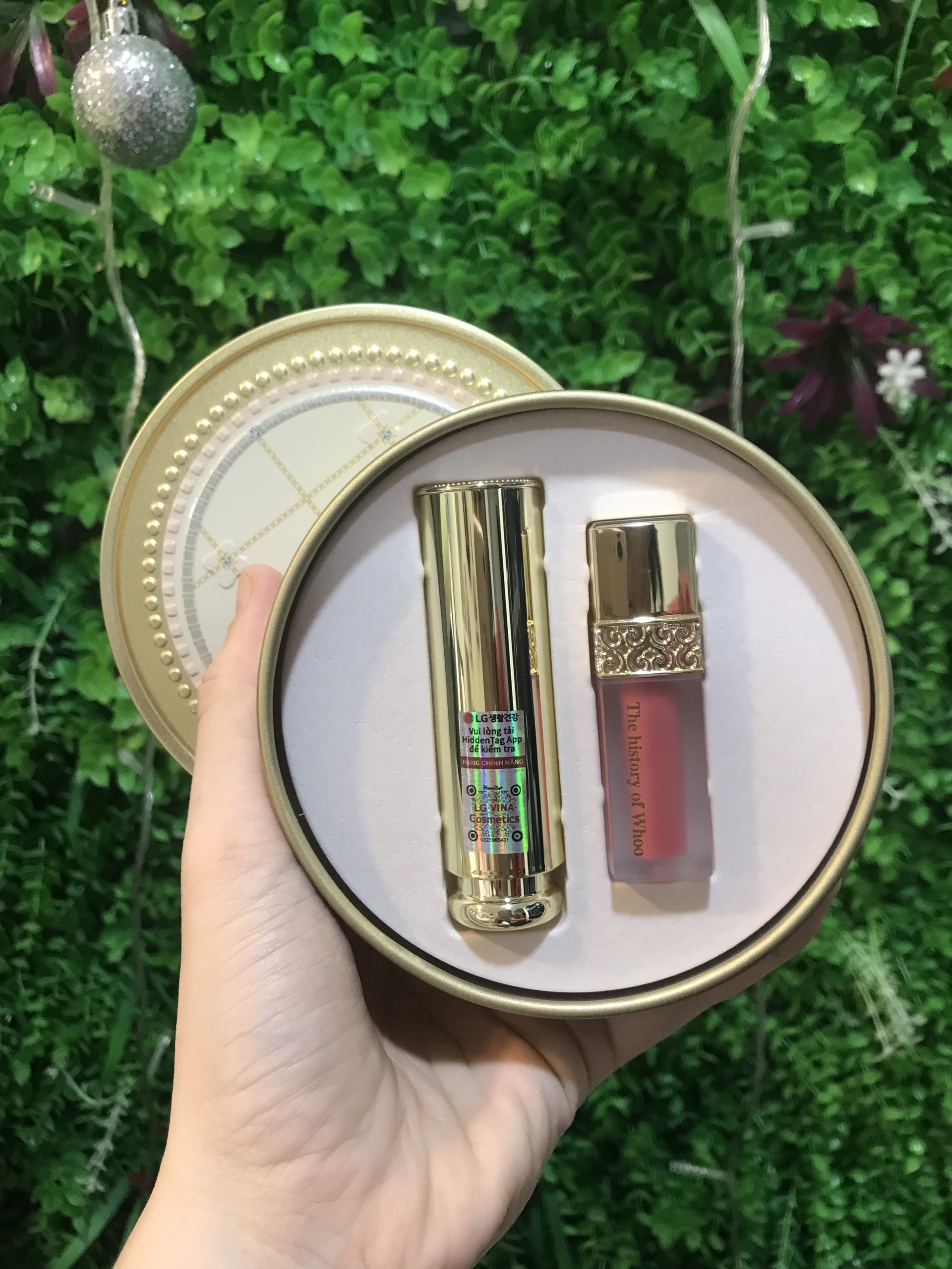 Bộ son dưỡng môi Whoo Mi Glow Lip Balm set
