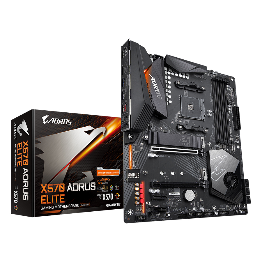 Bo mạch chủ Mainboard GIGABYTE X570 AORUS ELITE (AM4) - Hàng Chính Hãng