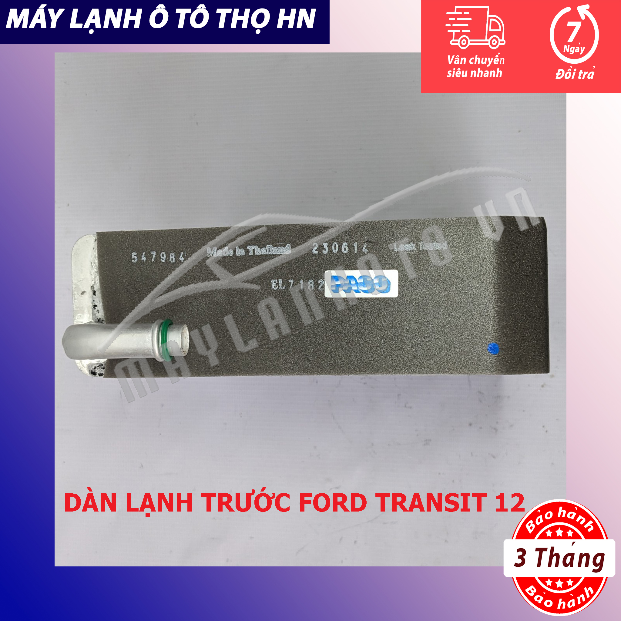 Dàn (giàn) lạnh Ford Transit 2012 2013 2014 2015 2016 (giàn trước) Hàng xịn Thái Lan 12 13 14 15 16