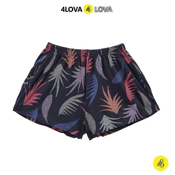 Quần short nữ mặc nhà chất coton 4LOVA kiểu đùi dùng đi ngủ mùa hè cực thoáng mát dễ chịu