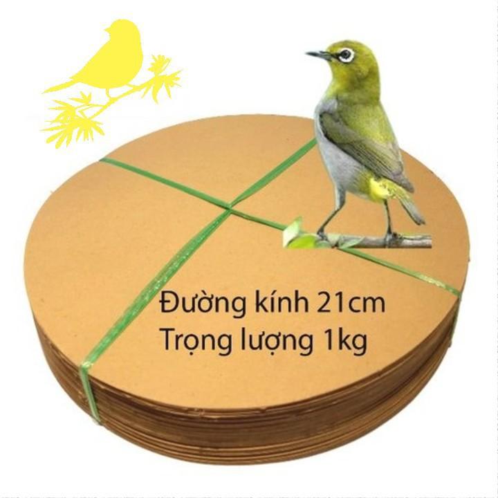 1 kg giấy lót lồng chim khuyên ( đường kính 21 cm )