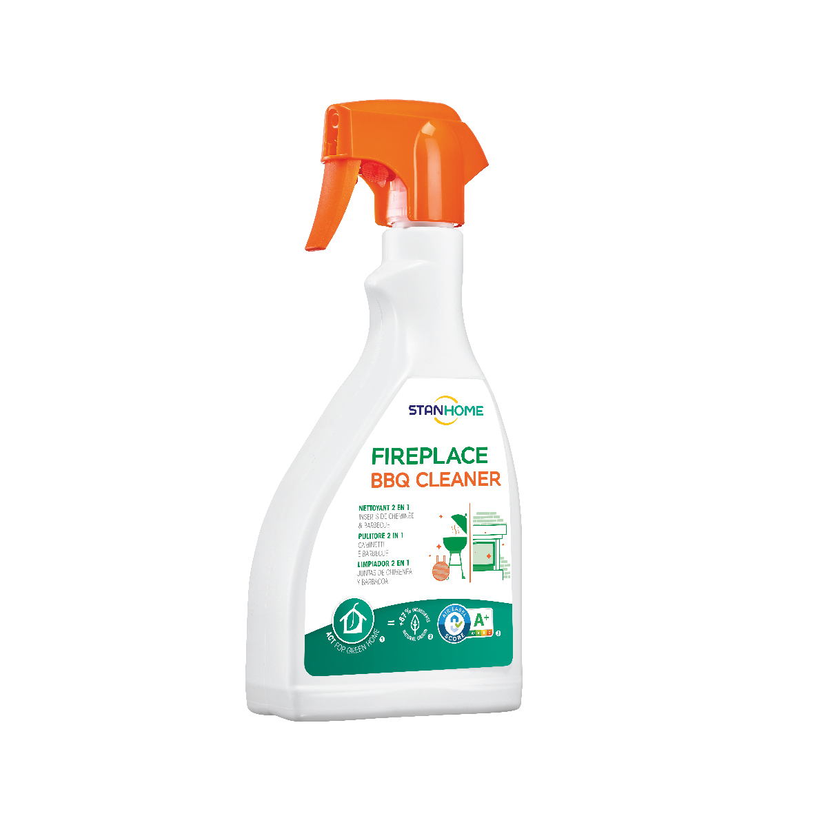 Xịt làm sạch bếp nướng BBQ, lò sưởi Stanhome Fireplace &amp; BBQ Cleaner 500ml