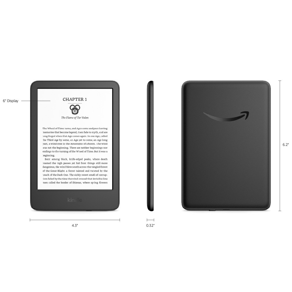 Máy đọc sách New Kindle 11th 2022 (16GB) - Hàng chính hãng