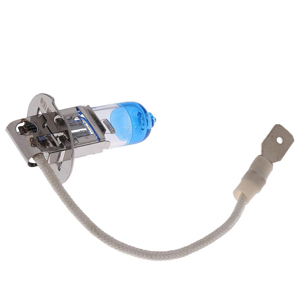 2pcs 12V 55W H3 4000K Halogen Lamp Headlight High Temperature Resistant