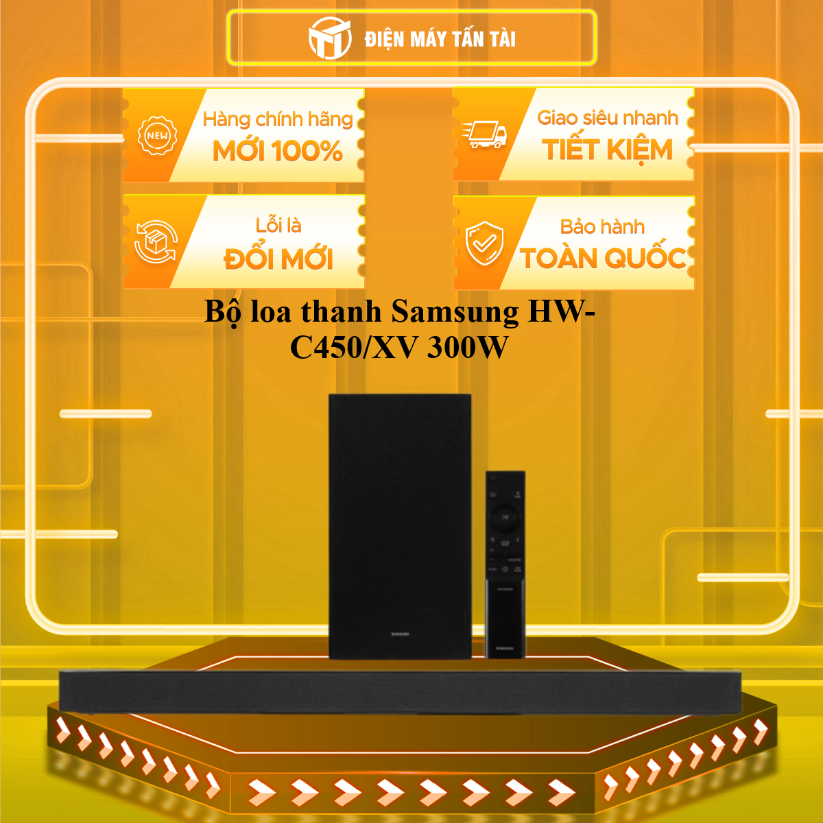 Loa thanh Samsung HW-C450/XV - HÀNG CHÍNH HÃNG - CHỈ GIAO HCM