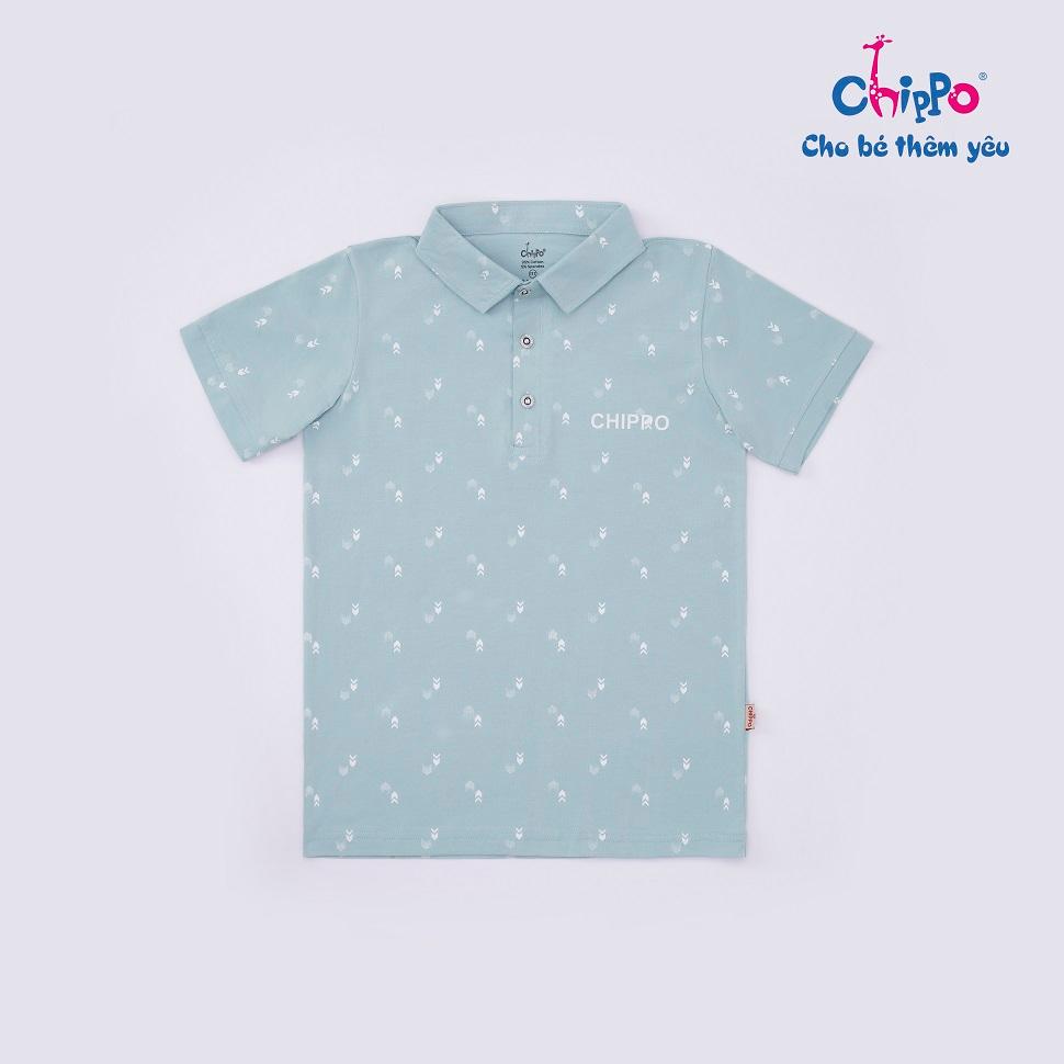 Áo Polo Chippo cho bé trai chất liệu 100% Cotton áo thun sơ mi đi học cho bé từ 6 đến 10 tuổi (22-33Kg)