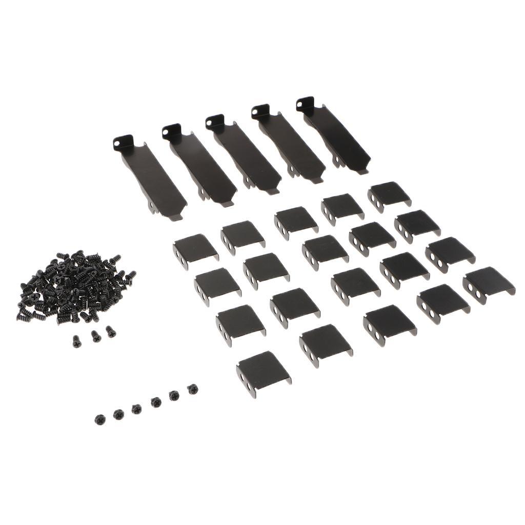 5x PCI Slot Bracket 8/9cm Dual Fans Mount Rack Graphic Card Cooling