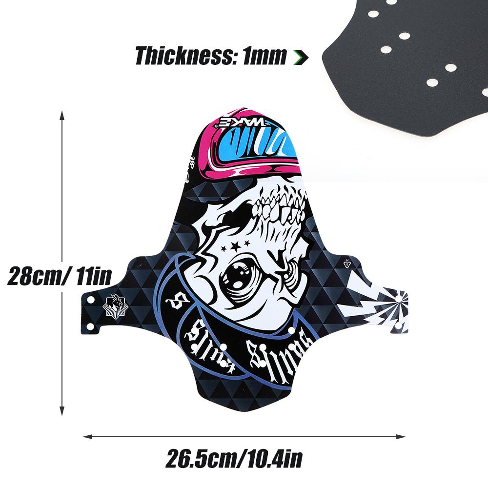 Tấm chắn bùn siêu mỏng trước cho xe đạp-màu 7- 2 chiếc