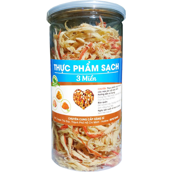 Mực sợi hấp nước cốt dừa thơm ngon - Hũ 200G