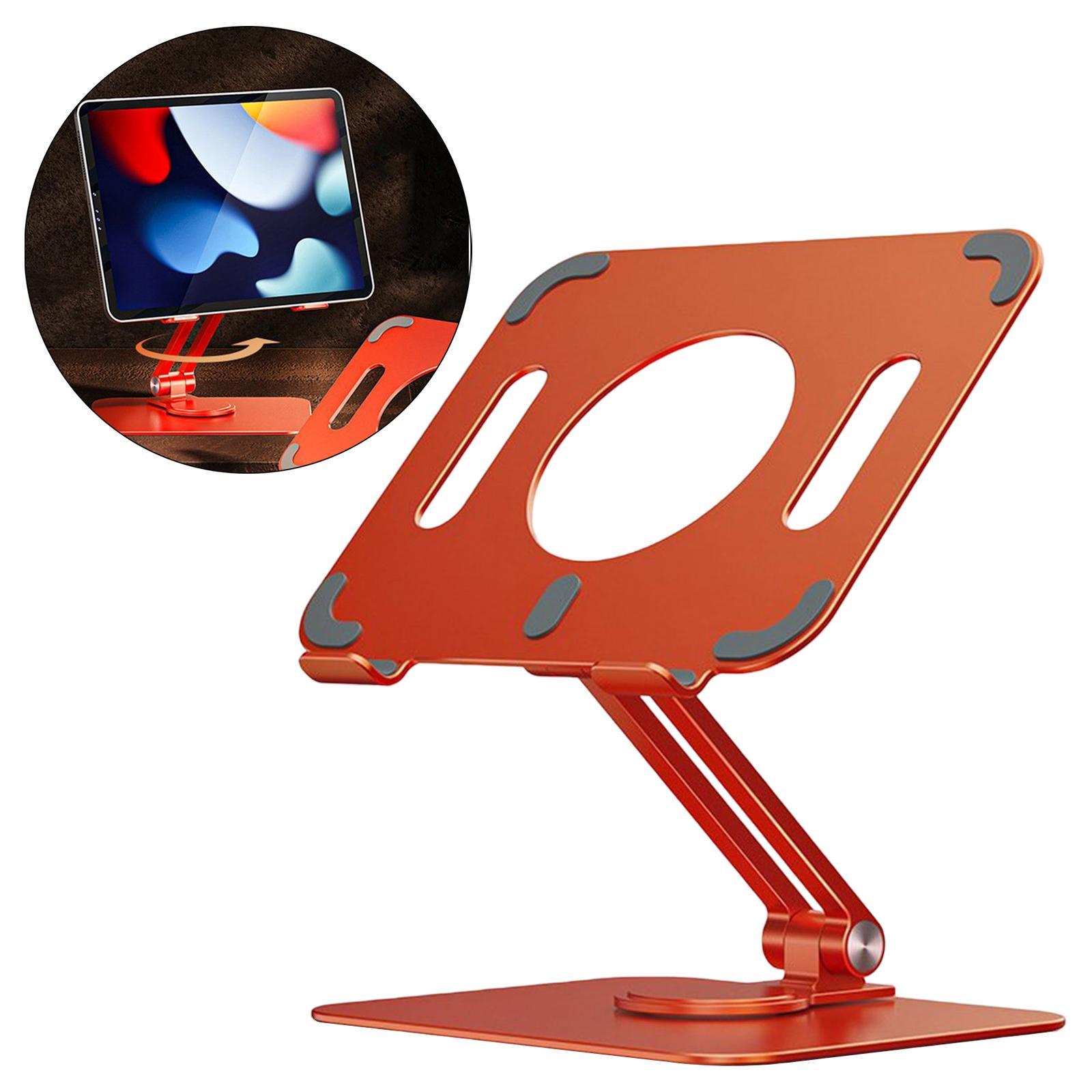 Tablet Stand 360° Rotating Adjustable Height Laptop Riser Stand for iPad Smartphones Work