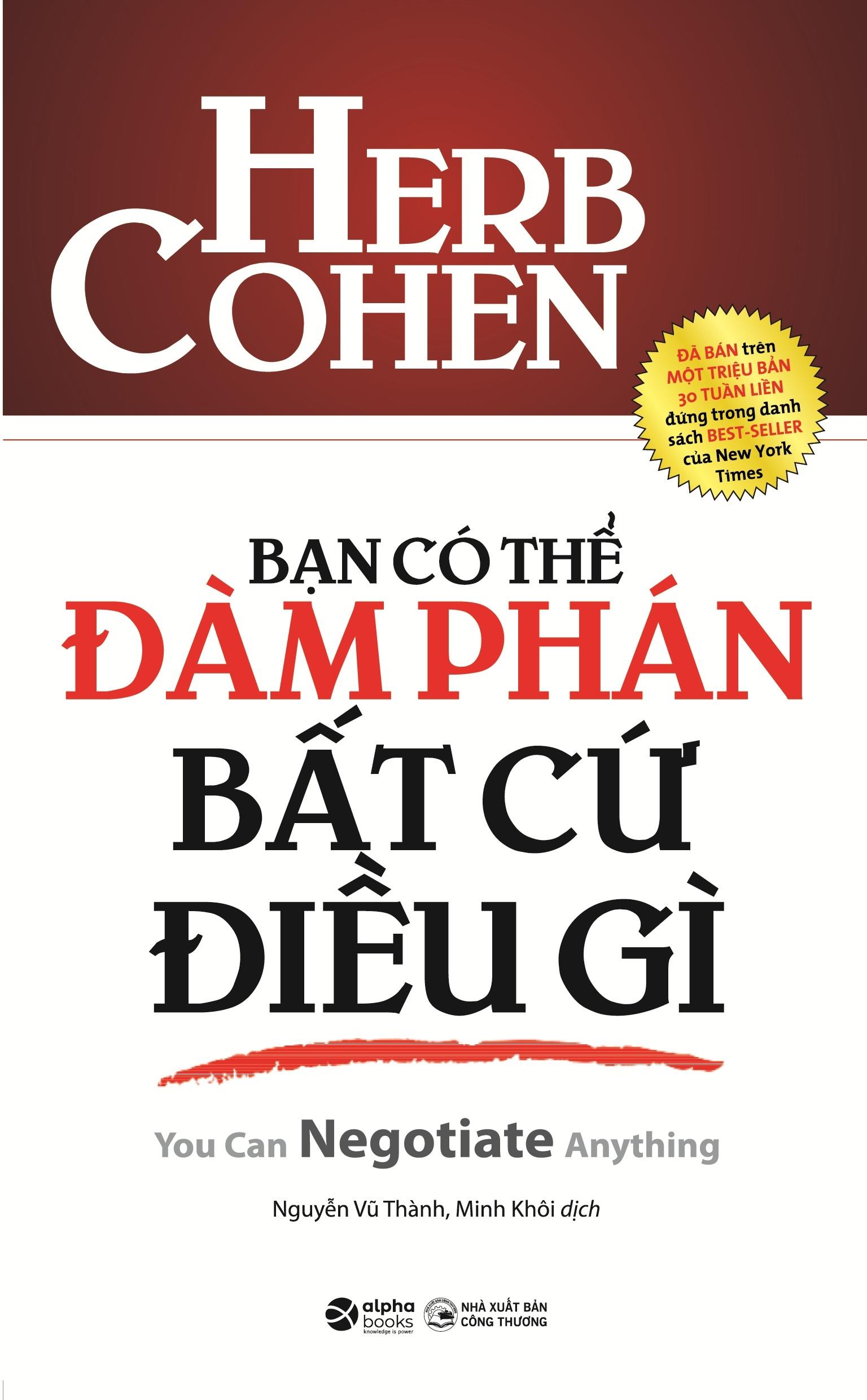 Bạn Có Thể Đàm Phán Bất Cứ Điều Gì