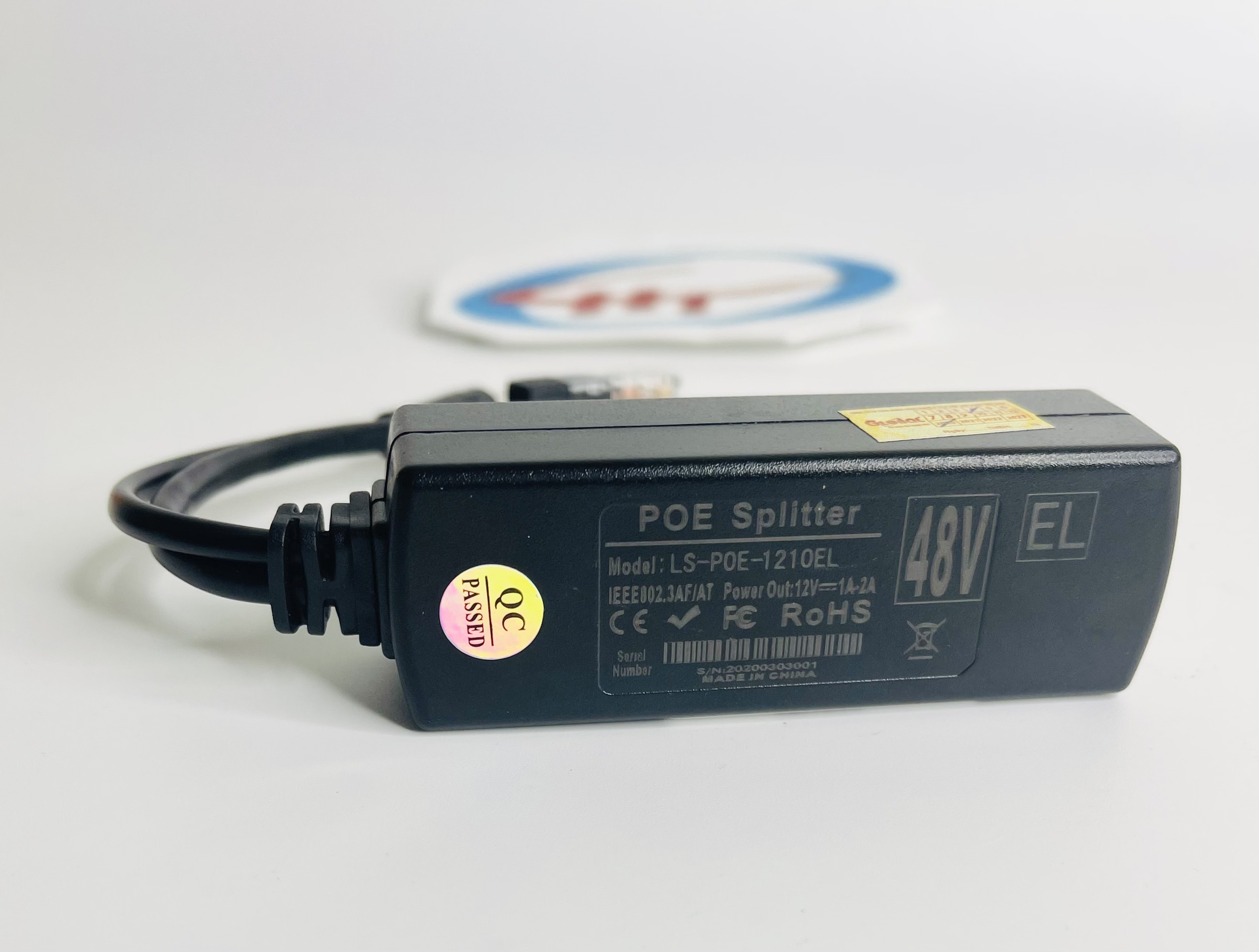 Bộ chuyển nguồn poe 48v-12v dùng cho camera, Hàng Chính Hãng.