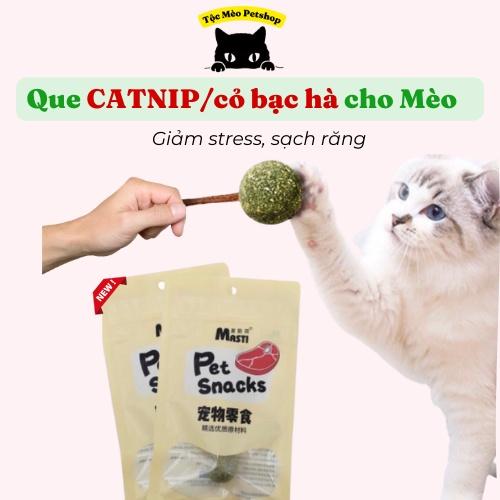 Que Catnip/cỏ mèo/cỏ bạc hà Masti -giúp mèo giảm stress, tiêu búi lông