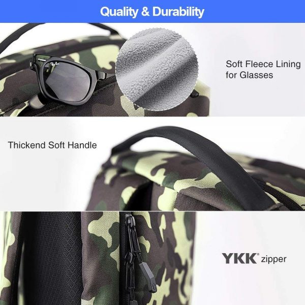 Balo Chống Trộm Tomtoc (Usa) Lightweight Camping Cho Ultrabook 13″14″15″16″ CAMO, Mang Mọi Thứ Đến Với Bạn Hàng Chính Hãng