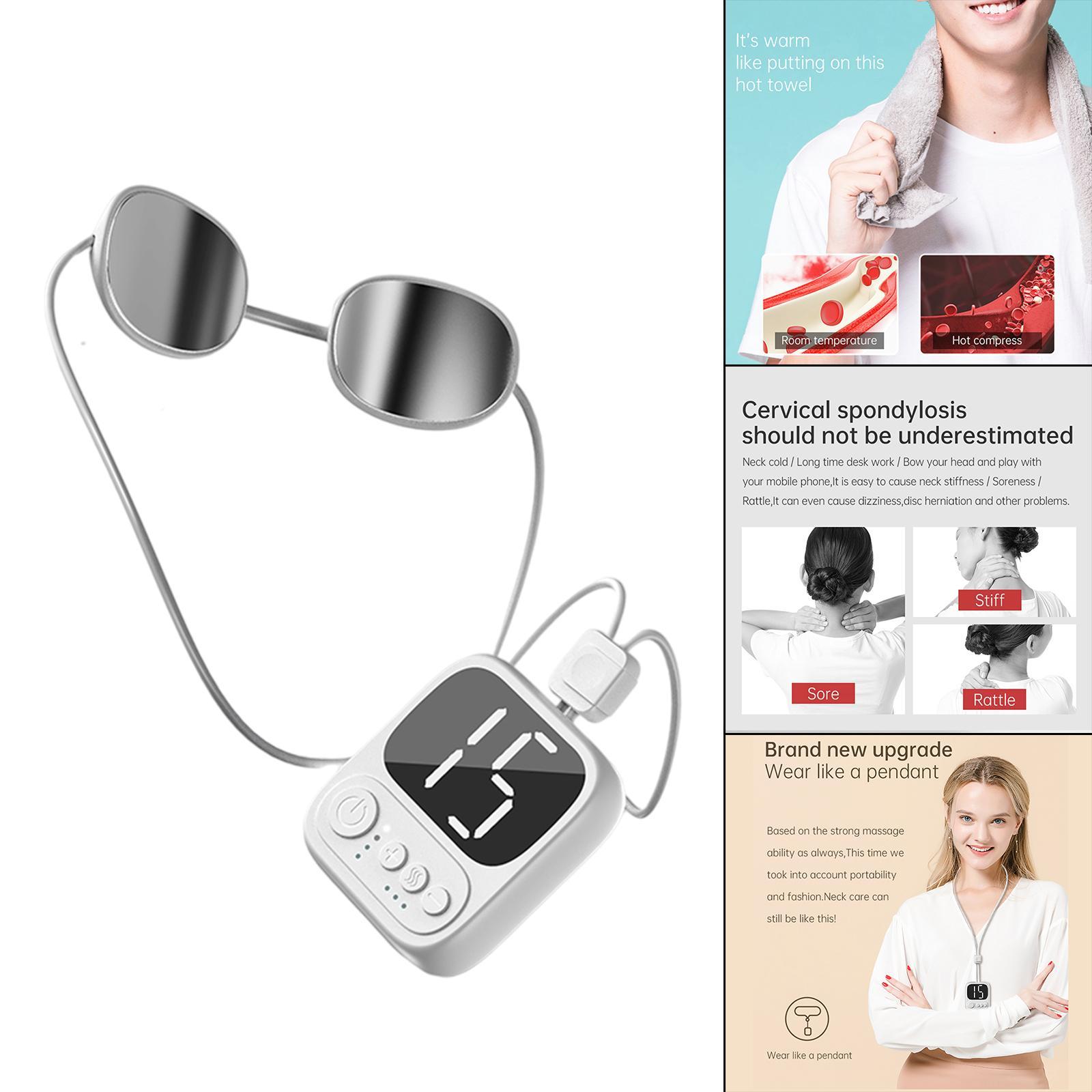 Cordless Neck Massager 4 Modes and 15 Levels for Home Women Men Athletes