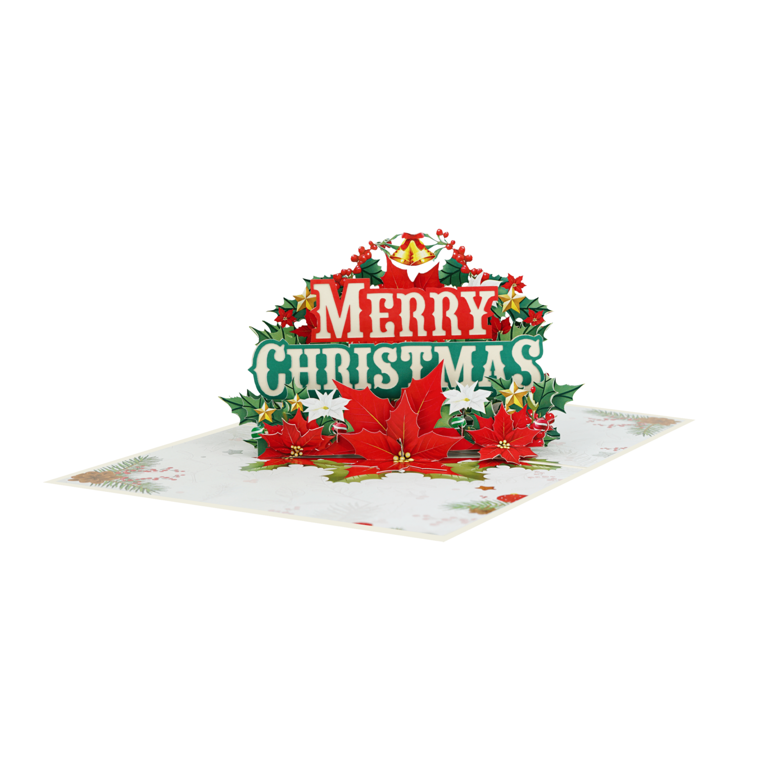 X47 - THIỆP NOEL 3D MERRY CHRISTMAS
