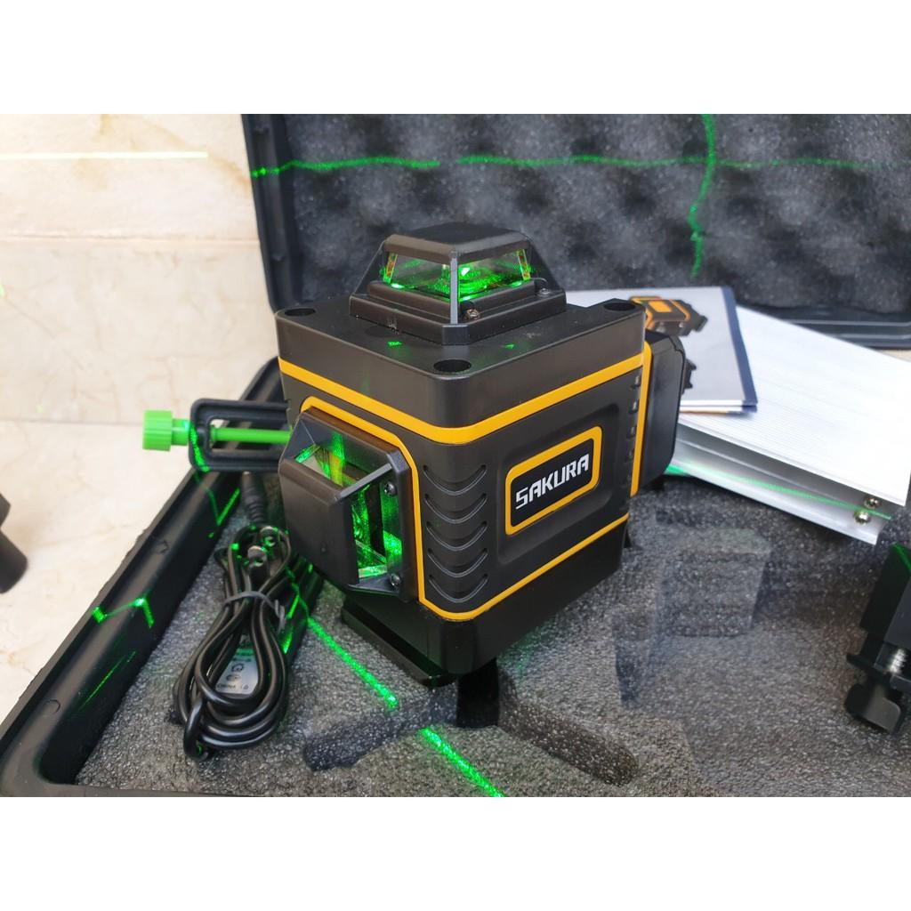Máy Cân Mực cao cấp SAKURA tia laser 3D -16 Tia tia xanh - Công nghệ Nhật Bản