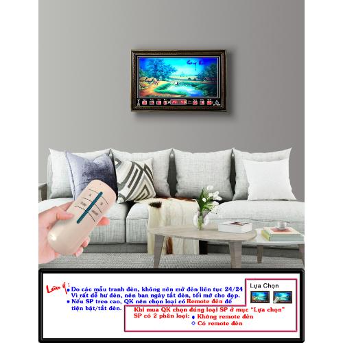 Đồng hồ lịch vạn niên Cát Tường 68439_Có 2 loại (Không remote đèn và Có remote đèn)