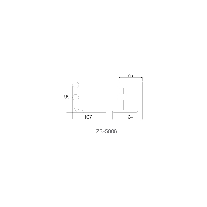 Đĩa đựng xà phòng INOX SUS 304 ZS-5006
