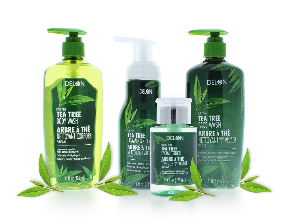 Sữa tắm DELON chiết xuất tinh dầu cây tràm trà dung tích 325ml - DELON Tea Tree Body Wash 325ml