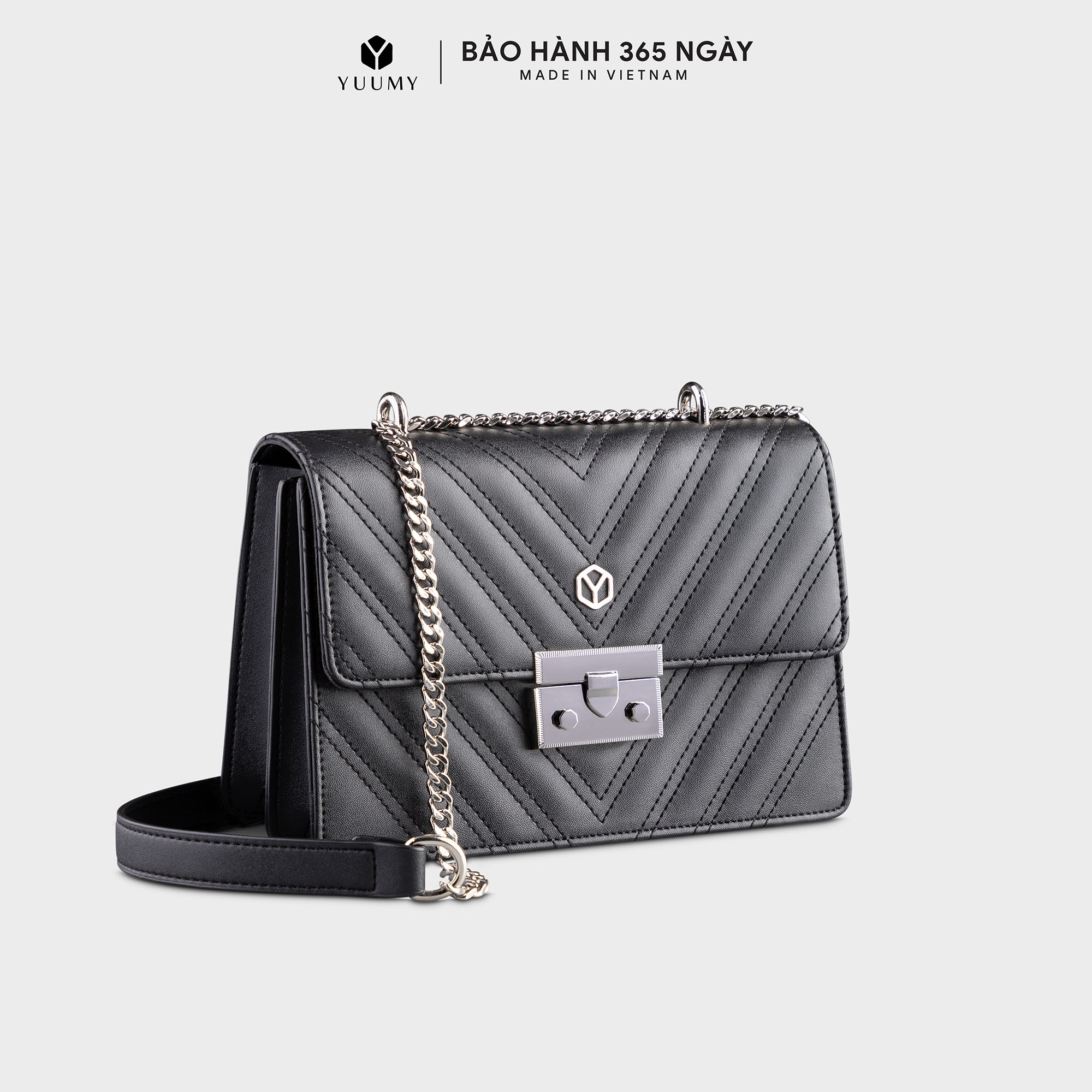 Túi Yuumy ( Thời trang nữ đi tiệc size 21 - Túi đeo chéo da Seasand YN137 )