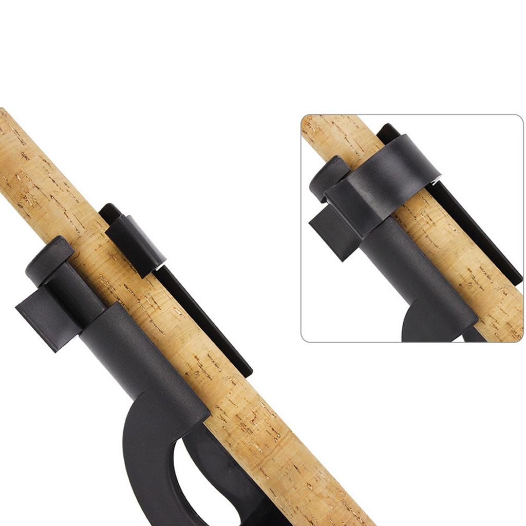 Fishing Rod Holder Pole Stand Bracket 150 Degrees Nylon Rod Rest Rack Tube