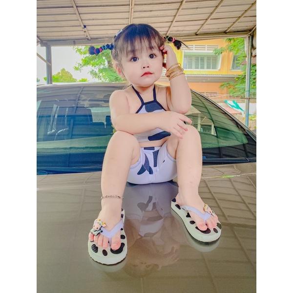 Quần leging lửng bò cho bé