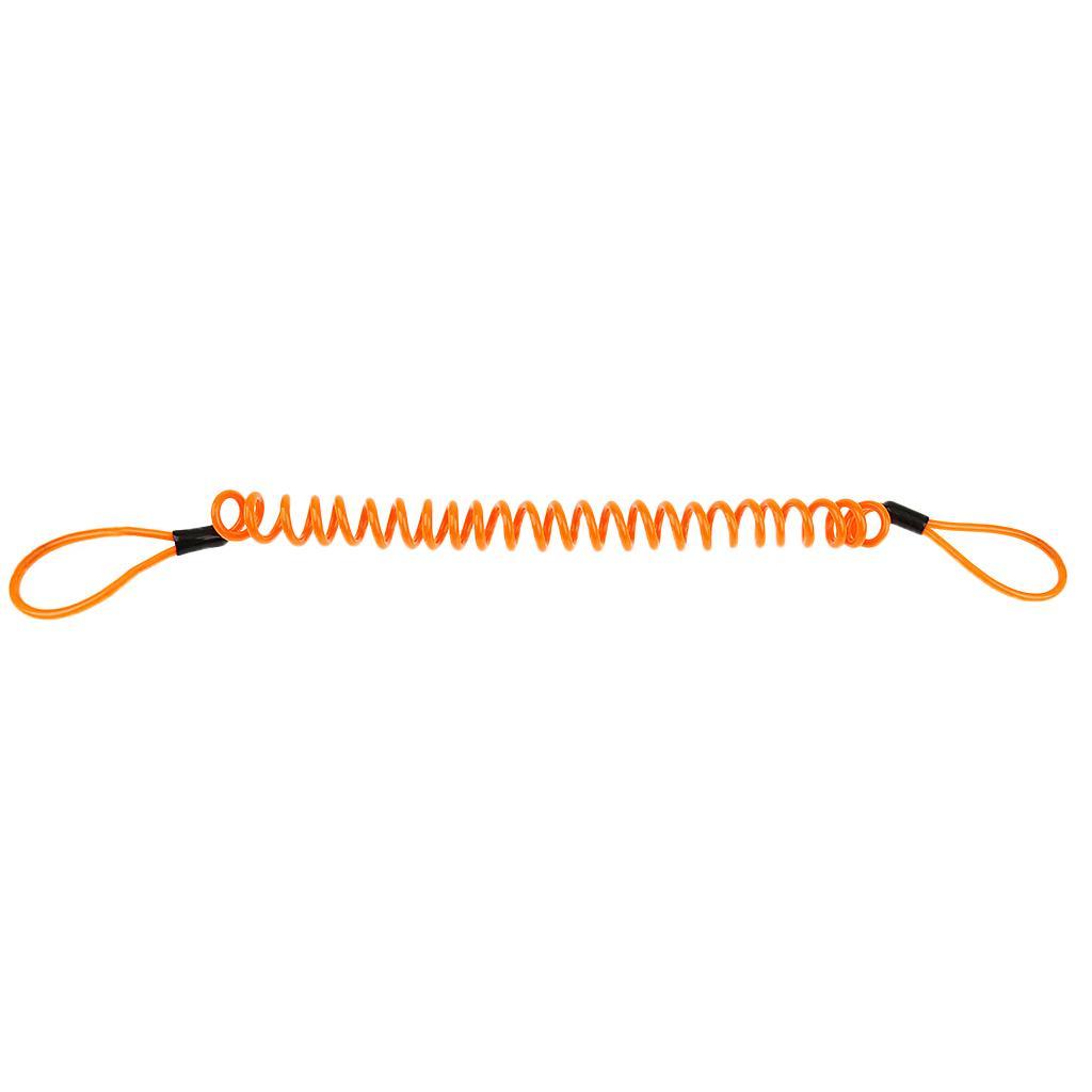 3X  Lanyard Wire Spring Cord Luggage Lock Safety Cable Loops .5m