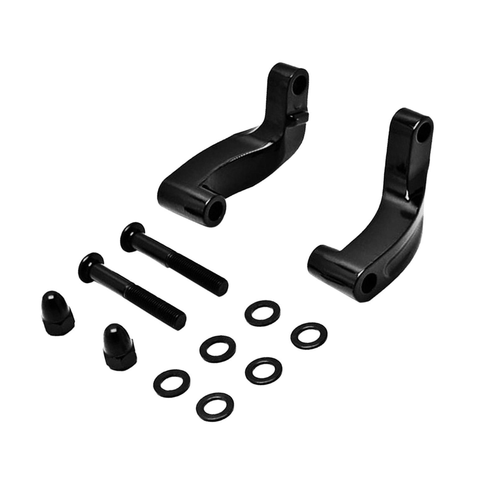 Mirror Extension Kit Relocation Black for  2006-2017 Motorcycle
